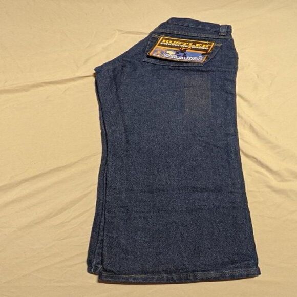 🆕NWT RUSTLER RELAXED FIT DENIM JEANS - 12 SLIM - Picture 2 of 3